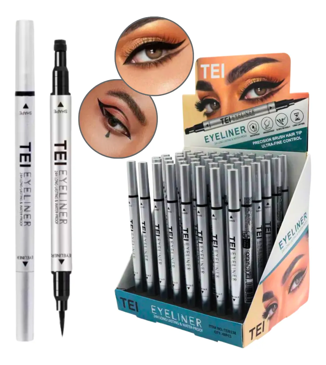 Miniatura 3 de Delineador doble punta Tei cejas y pestañas